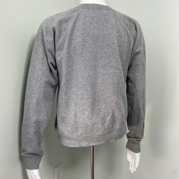Everlane Gray Crewneck Sweatshirt gray size small long sleeve cotton - Picture 4 of 6